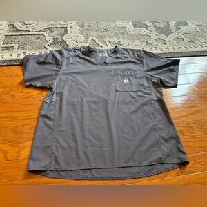 Carhartt Men's Gray Scrub Top Size XL
